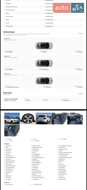 Хетчбек Volkswagen Golf GTI 2015 в Києві