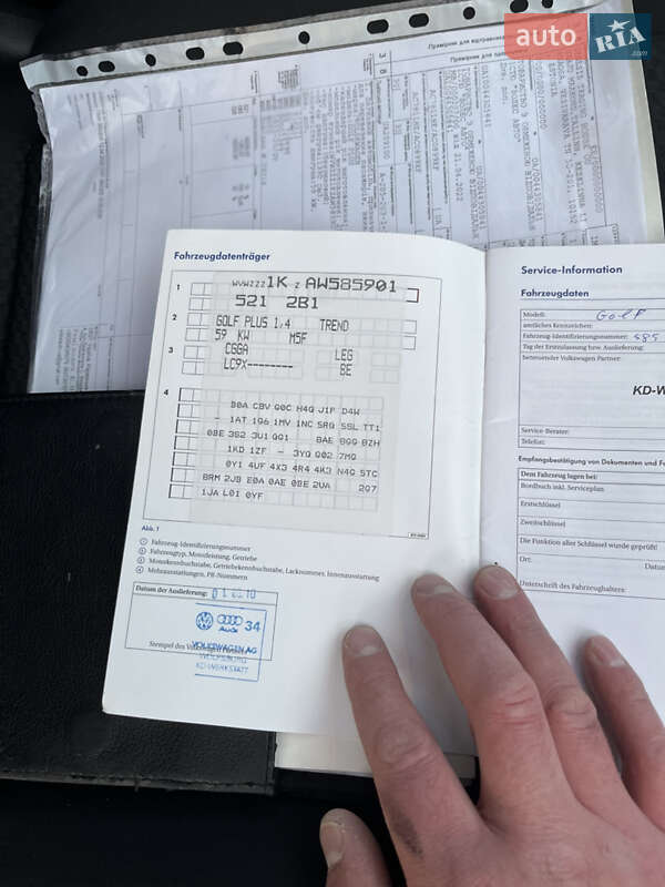 Хетчбек Volkswagen Golf Plus 2010 в Нововолинську