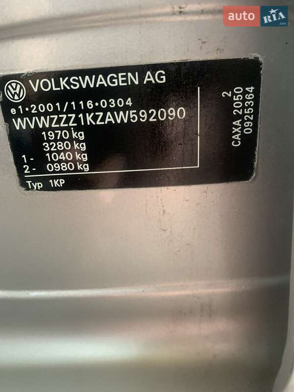 Хэтчбек Volkswagen Golf Plus 2010 в Тальном