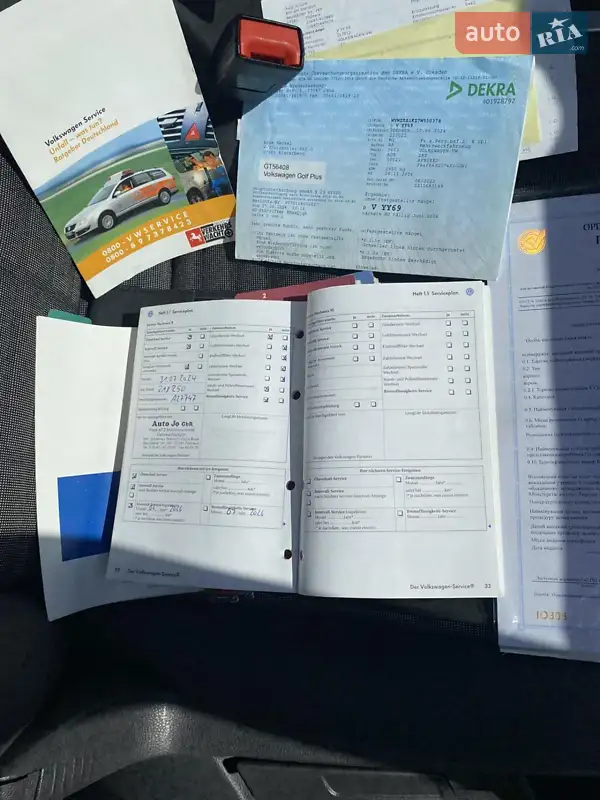 Хетчбек Volkswagen Golf Plus 2006 в Івано-Франківську документ