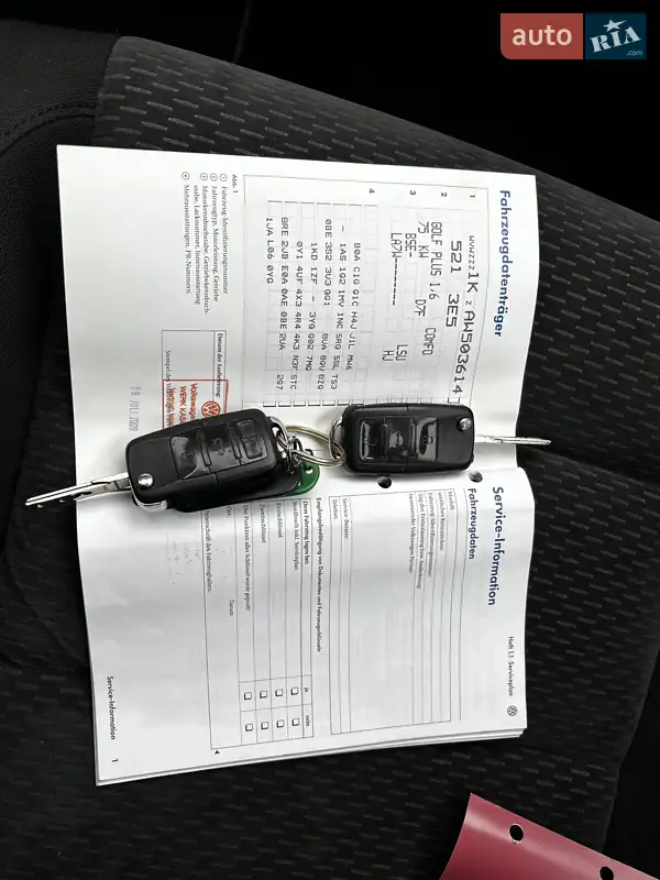 Хэтчбек Volkswagen Golf Plus 2010 в Красилове документ