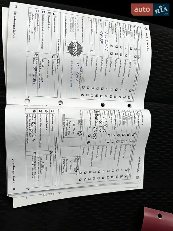 Хэтчбек Volkswagen Golf Plus 2010 в Красилове документ