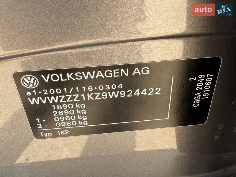 Хэтчбек Volkswagen Golf Plus 2009 в Сумах