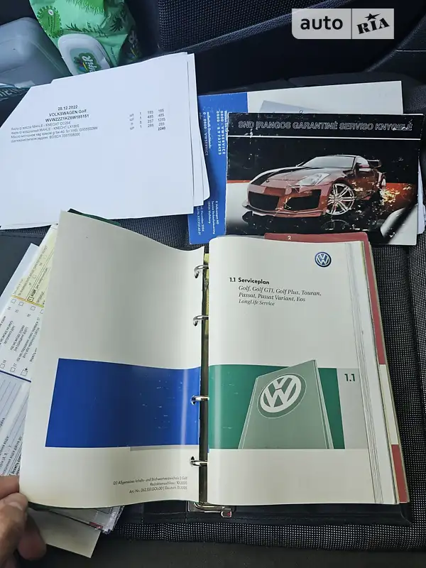 Хэтчбек Volkswagen Golf 2006 в Одессе документ