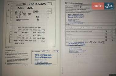Хэтчбек Volkswagen Golf 2012 в 