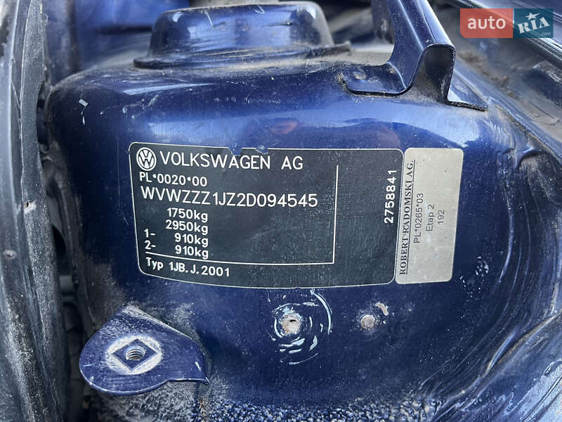 Хэтчбек Volkswagen Golf 2001 в Нововолынске фото 13 Хэтчбек Volkswagen Golf 2001 в Нововолынске