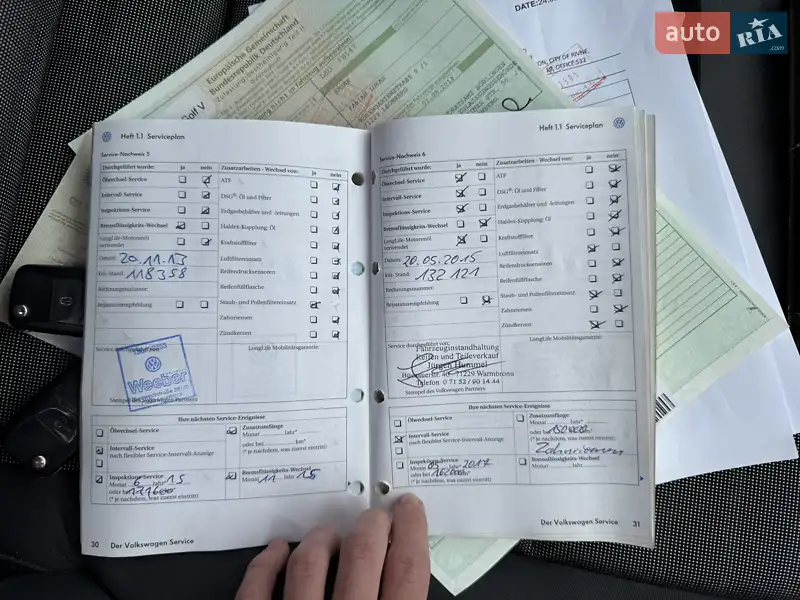 Хетчбек Volkswagen Golf 2007 в Сваляві документ