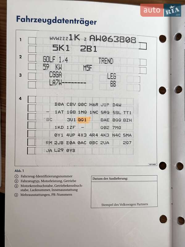 Хетчбек Volkswagen Golf 2009 в Сумах