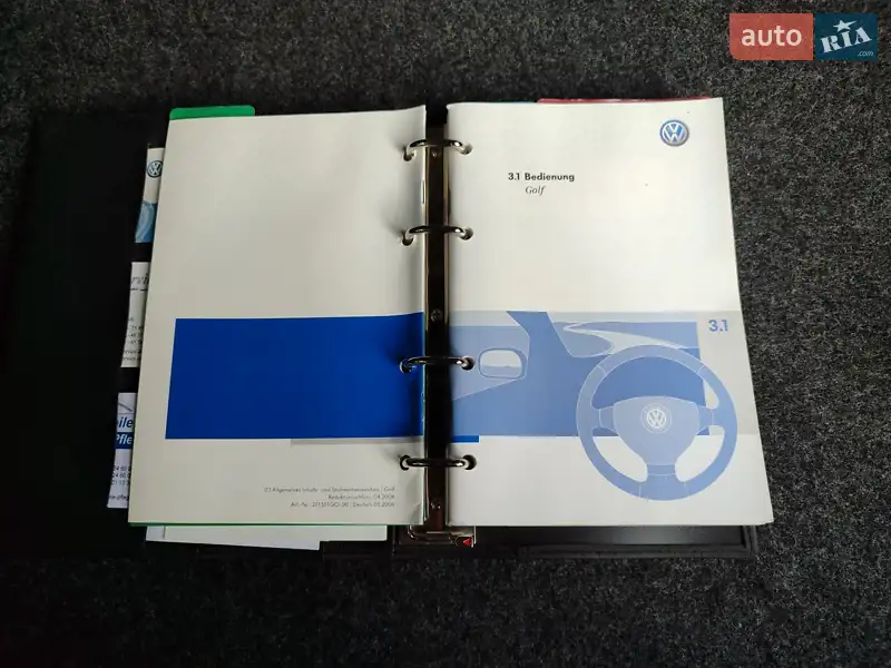 Хетчбек Volkswagen Golf 2006 в Жовтих Водах документ