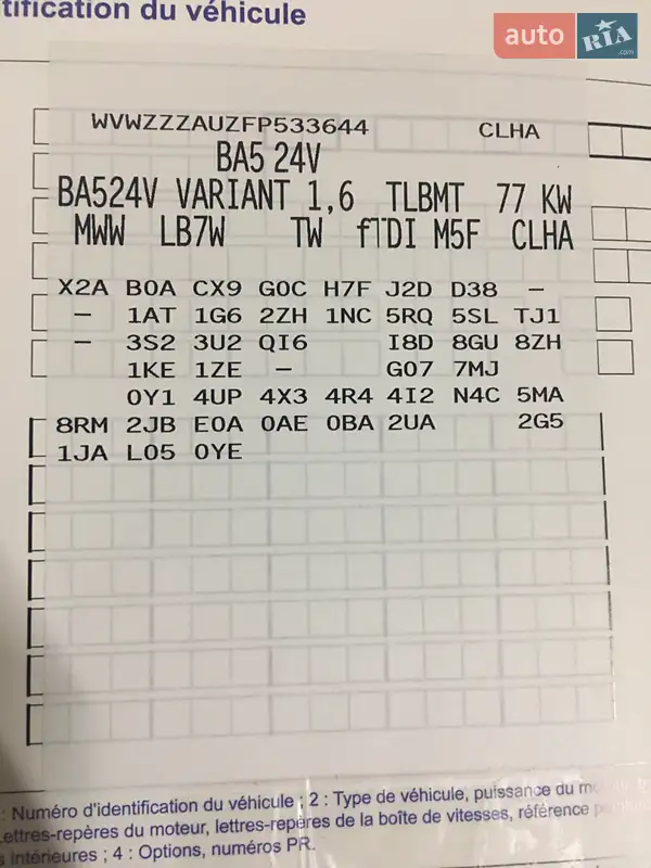 Универсал Volkswagen Golf 2014 в Львове документ