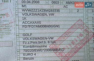 Хэтчбек Volkswagen Golf 2008 в 