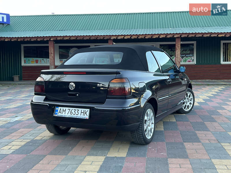 Кабриолет Volkswagen Golf 2001 в Бердичеве