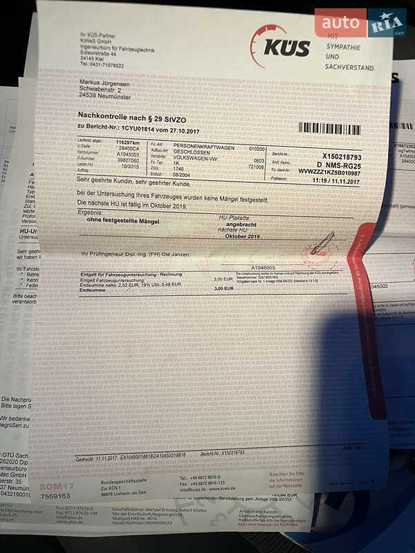 Хетчбек Volkswagen Golf 2004 в Охтирці