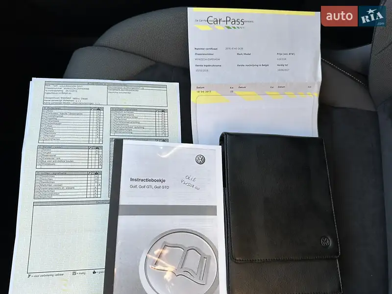 Универсал Volkswagen Golf 2016 в Лопатине документ 2 фото Универсал Volkswagen Golf 2016 в Лопатине документ