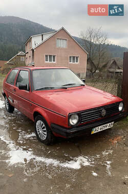 Хетчбек Volkswagen Golf 1988 в Міжгір'ї