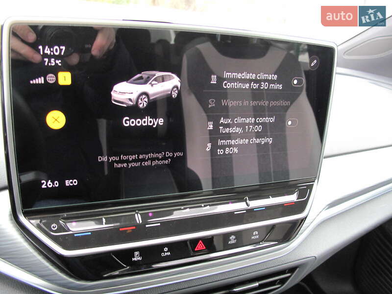 Внедорожник / Кроссовер Volkswagen ID.4 Crozz 2022 в Киеве фото 102 Внедорожник / Кроссовер Volkswagen ID.4 Crozz 2022 в Киеве