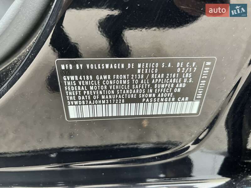 Седан Volkswagen Jetta 2017 в Днепре фото 23 Седан Volkswagen Jetta 2017 в Днепре