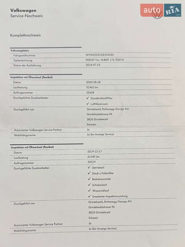 Универсал Volkswagen Passat 2018 в Маневичах