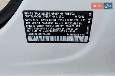 Седан Volkswagen Passat 2012 в 