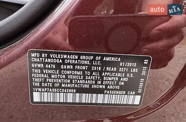 Седан Volkswagen Passat 2012 в 