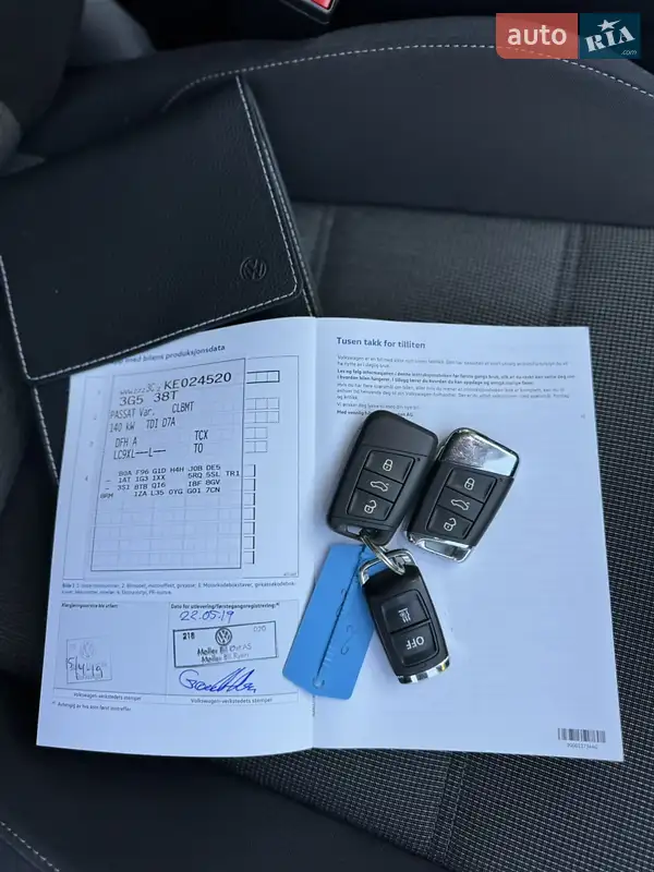 Универсал Volkswagen Passat 2018 в Тернополе документ