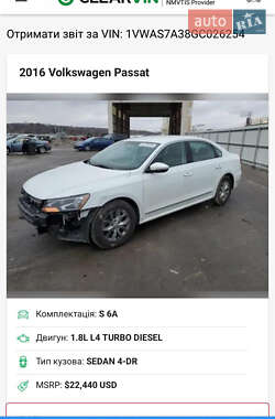 Седан Volkswagen Passat 2016 в 