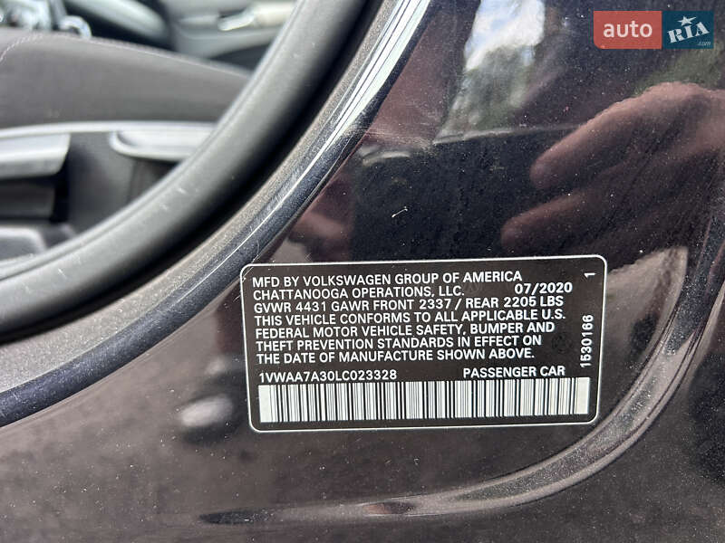 Седан Volkswagen Passat 2020 в Днепре фото 7 Седан Volkswagen Passat 2020 в Днепре