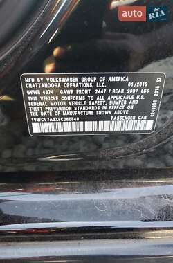 Седан Volkswagen Passat 2015 в 