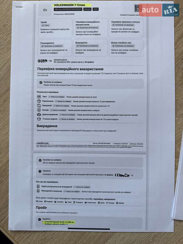 Внедорожник / Кроссовер Volkswagen T-Cross 2021 в Ужгороде фото 2 Внедорожник / Кроссовер Volkswagen T-Cross 2021 в Ужгороде