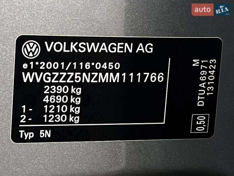 Позашляховик / Кросовер Volkswagen Tiguan Allspace 2021 в Луцьку