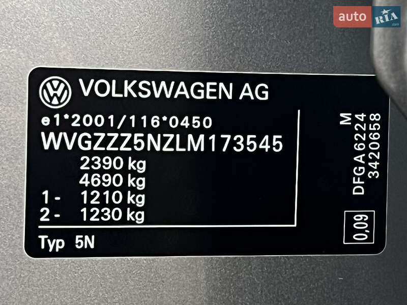 Позашляховик / Кросовер Volkswagen Tiguan Allspace 2021 в Луцьку