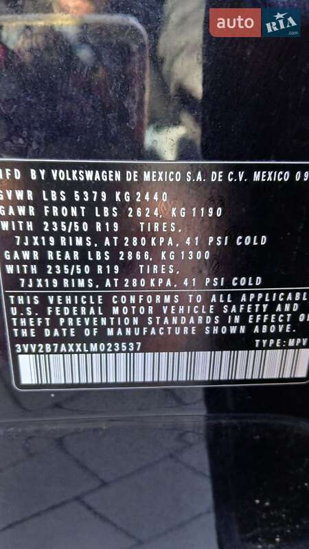 Внедорожник / Кроссовер Volkswagen Tiguan 2019 в Ковеле фото 79 Внедорожник / Кроссовер Volkswagen Tiguan 2019 в Ковеле