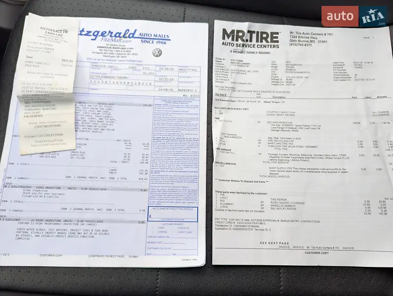 Внедорожник / Кроссовер Volkswagen Tiguan 2018 в Виннице документ