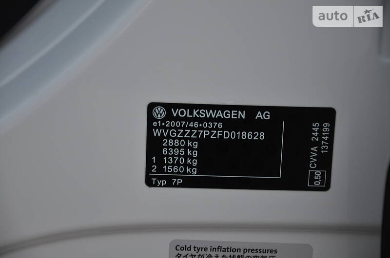 Позашляховик / Кросовер Volkswagen Touareg 2015 в Луцьку