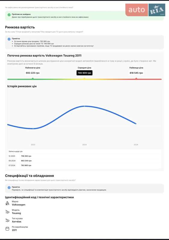 Позашляховик / Кросовер Volkswagen Touareg 2011 в Хмельницькому фото 96 Позашляховик / Кросовер Volkswagen Touareg 2011 в Хмельницькому
