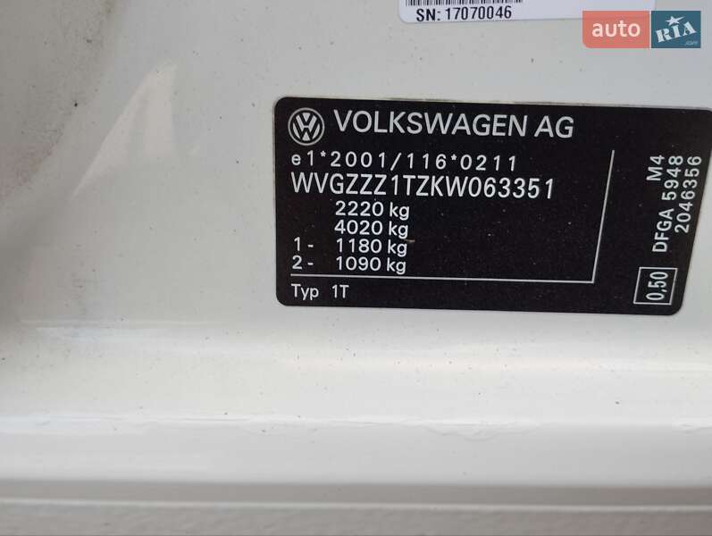 Микровэн Volkswagen Touran 2019 в Бородянке