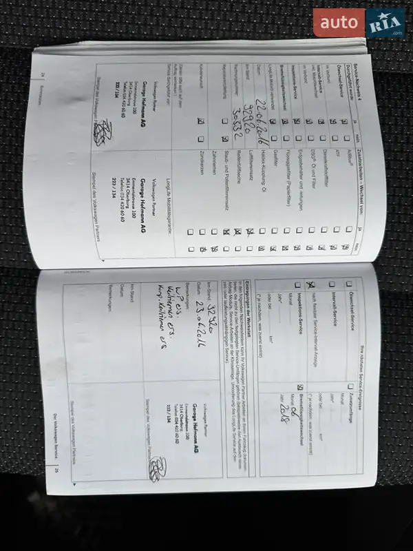 Минивэн Volkswagen Touran 2011 в Мукачево документ