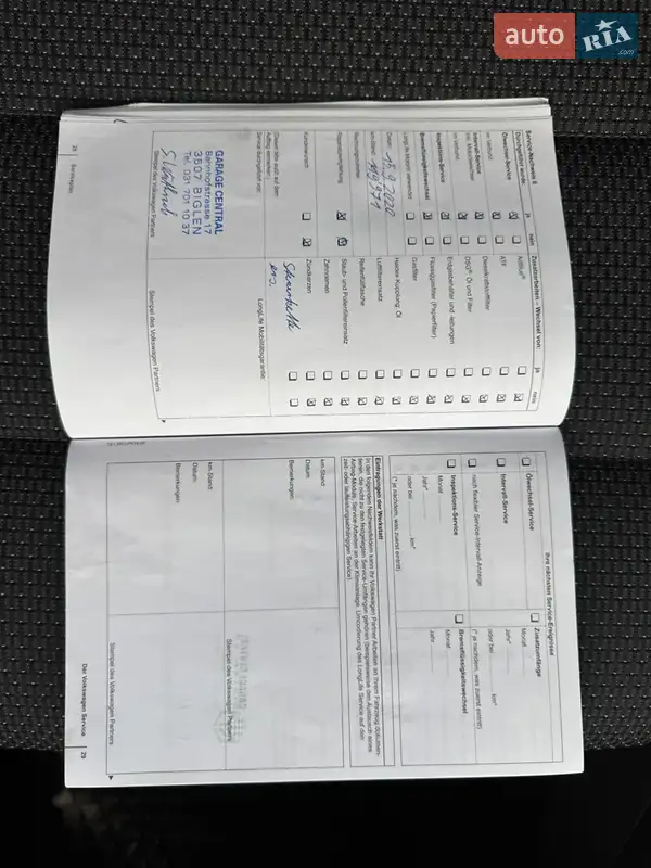 Минивэн Volkswagen Touran 2011 в Мукачево документ