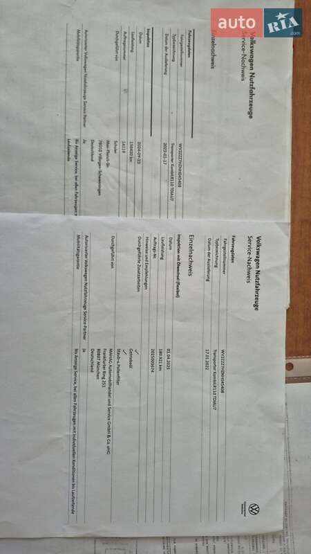 Минивэн Volkswagen Transporter 2022 в Бердичеве