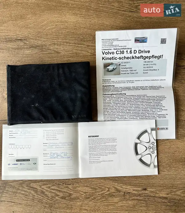 Хэтчбек Volvo C30 2011 в Тернополе документ