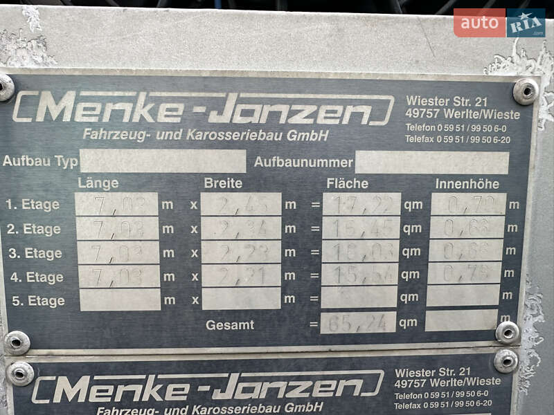 Для перевезення тварин Volvo FH 16 2011 в Первомайську