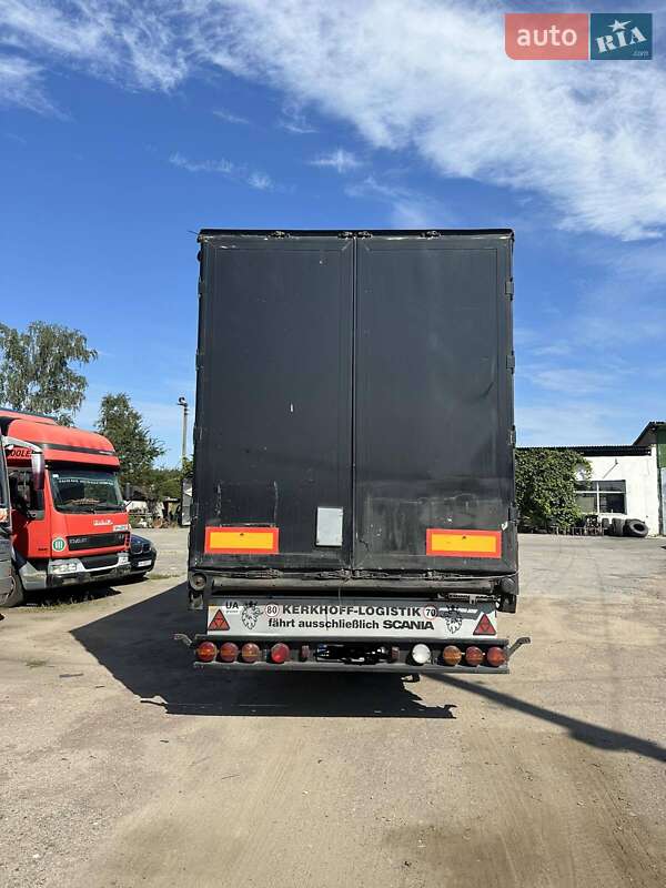 Тентований борт (штора) - напівпричіп Wackenhut WSC 1998 в Звягелі