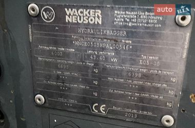 Миниэкскаватор Wacker Neuson 2014 в Недобоевцах