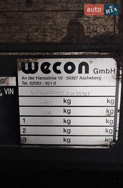 Тентованный борт (штора) - прицеп Wecon AZ 2012 в 