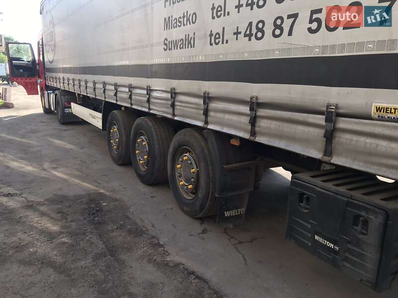 Тентований борт (штора) - напівпричіп Wielton NS-3 2015 в Дніпрі