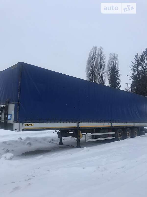 Тентованный борт (штора) - полуприцеп Wielton NS34 2013 в 