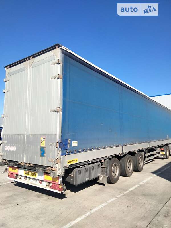 Тентованный борт (штора) - полуприцеп Wielton NS34 2007 в 