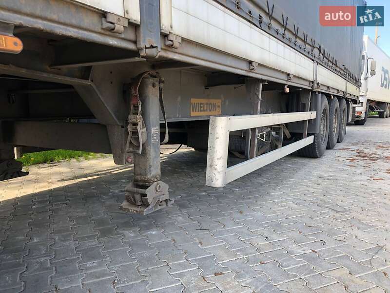 Тентований борт (штора) - напівпричіп Wielton NS34ST 2008 в Стрию