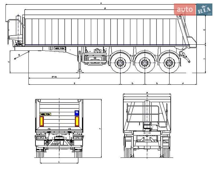 Зерновоз - полуприцеп Wielton NW 2005 в Тернополе фото 8 Зерновоз - полуприцеп Wielton NW 2005 в Тернополе