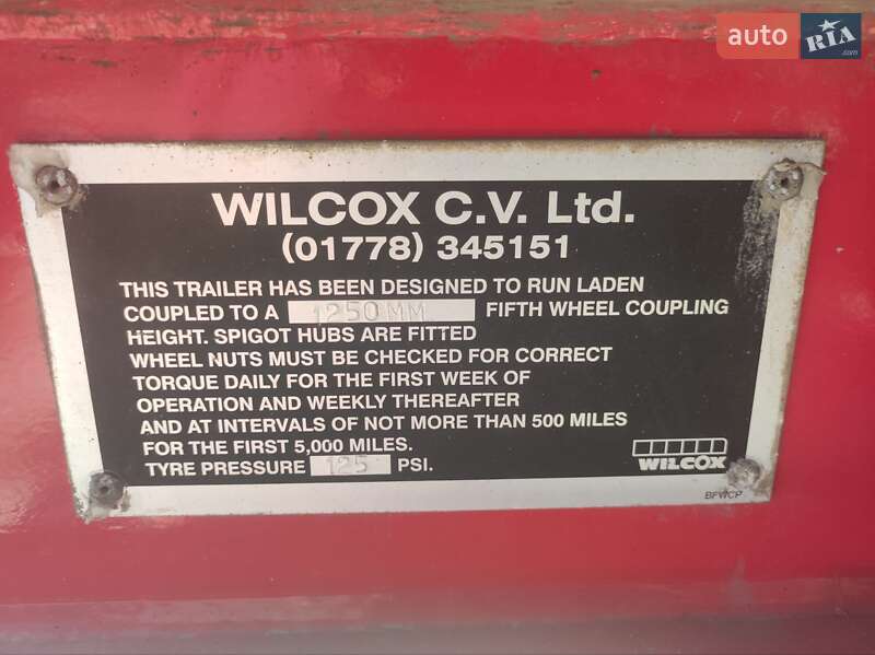 Самосвал полуприцеп Wilcox Tipper LTD 2008 в Умани